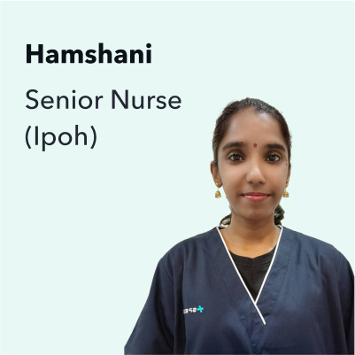 Hamshani speedoc senior nurse from ipoh